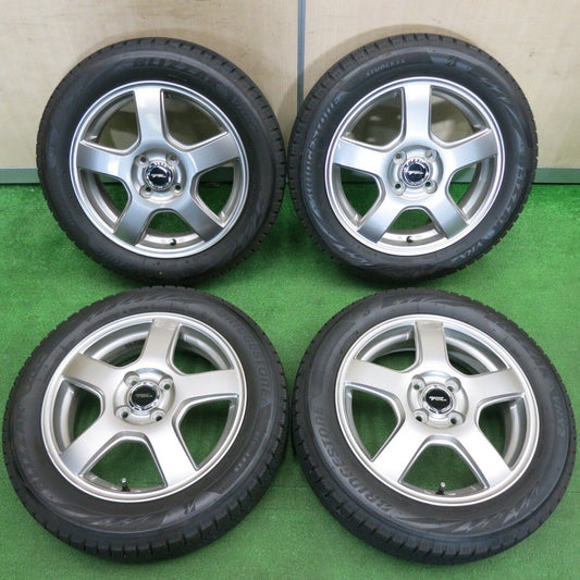 バリ溝！21年！キレイ！9分★スタッドレス 165/60R15 ブリヂストン ブリザック VRX2 TOPRUN トップラン 15インチ ハスラー ソリオ 等 PCD100/4H★4121802TNス