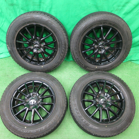 キレイ★スタッドレス 175/65R14 ブリヂストン ブリザック VRX2 SCHNEIDER MiD シュナイダー 14インチ PCD100/4H★4043006ナス