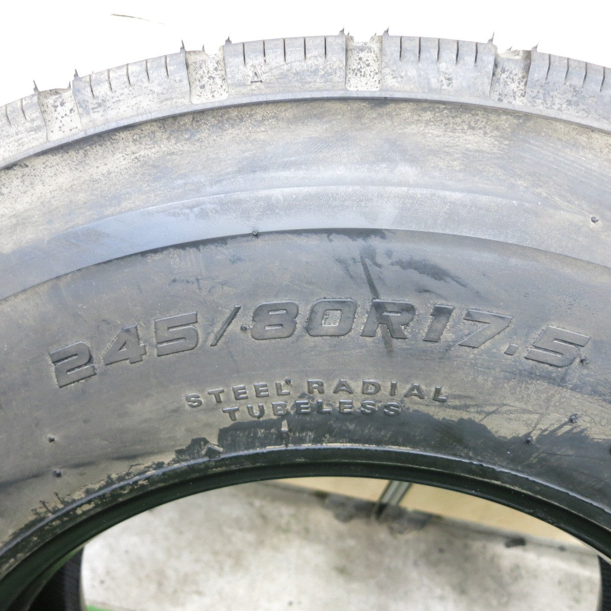 未使用！1本★トラック タイヤ 245/80R17.5 133/131J ダンロップ SP680 DECTES デクテス 17.5インチ★5070201ナスタ