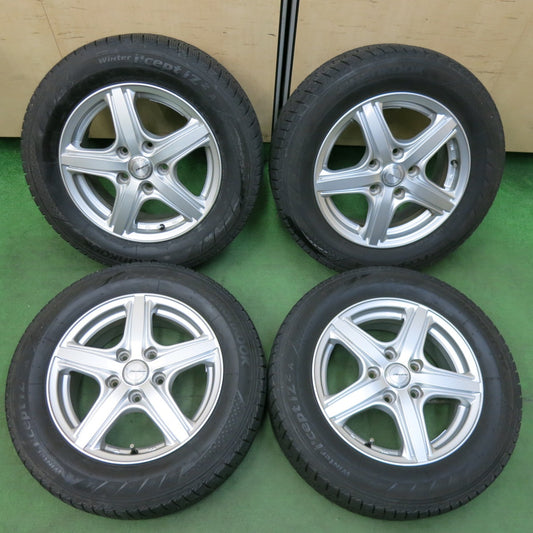 [送料無料] バリ溝！キレイ！8.5分★スタッドレス 195/65R15 ハンコック ウインター アイセプト IZ2A Plencia プレンシア 15インチ PCD114.3/5H★4122505SYス