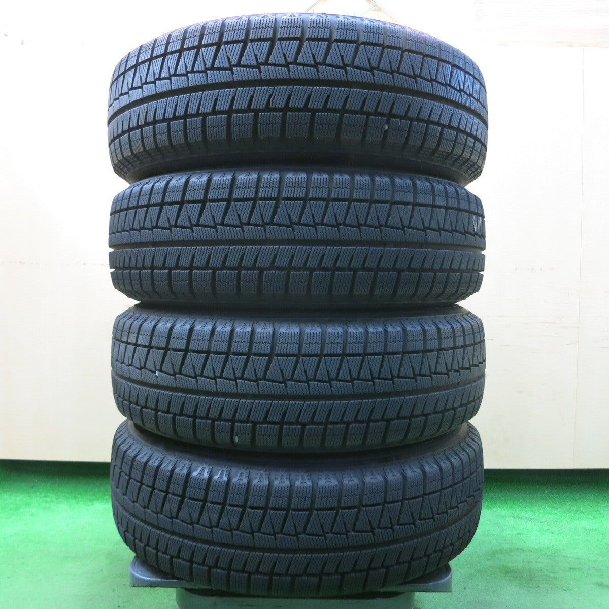 *送料無料* バリ溝！20年！綺麗！9.5分★スタッドレス 185/65R15 ブリヂストン アイスパートナー2 TOPRUN トップラン 15インチ PCD100/4H★4041003イス