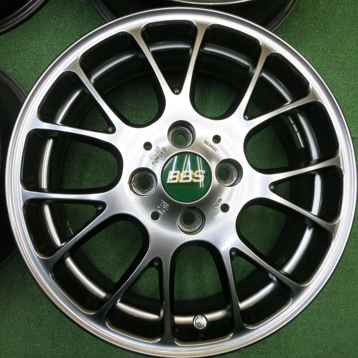 キレイ★BBS RE5004 鍛造 15インチ ホイール 15×6J PCD100/4H★5112906HAホ