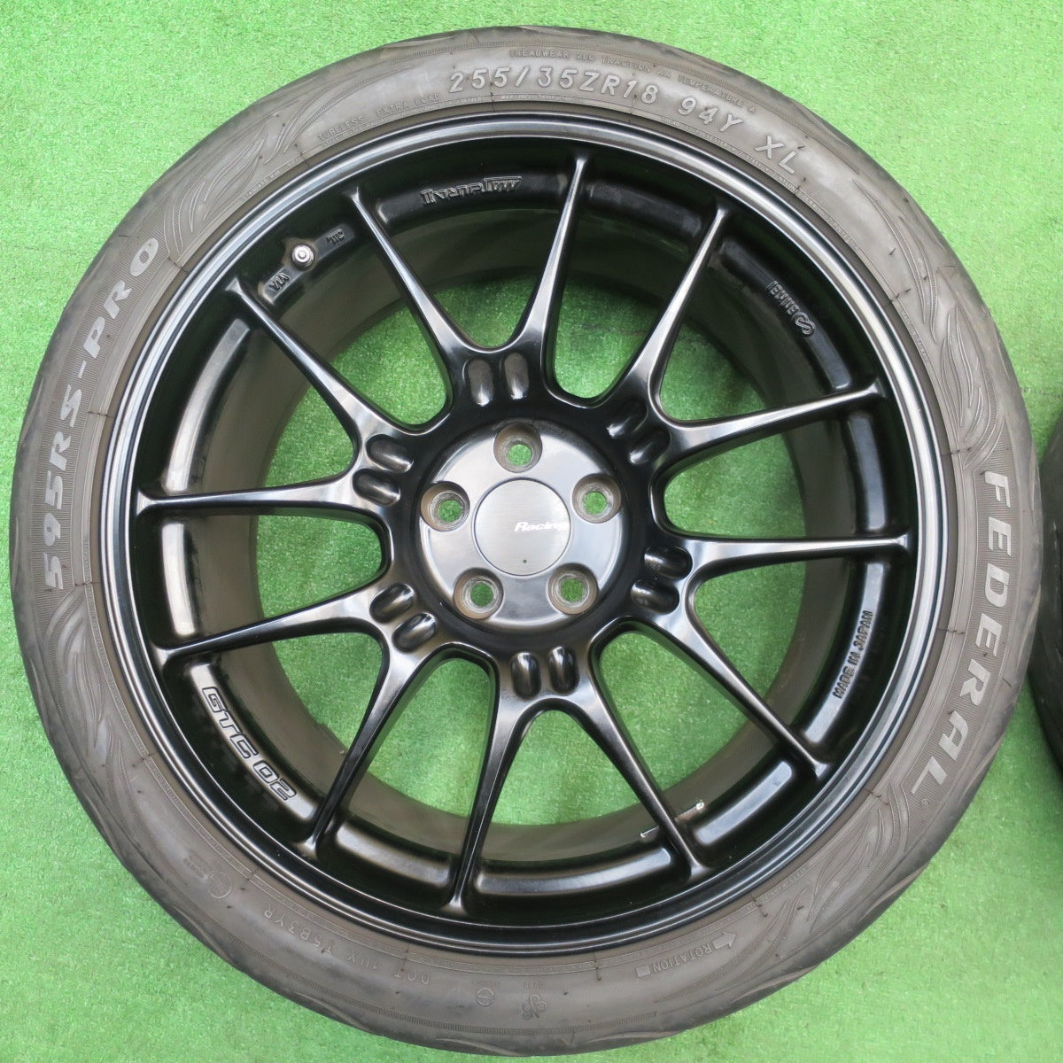 キレイ！21年★86 BRZ 等 ENKEI Racing GTC02 225/40R18 255/35R18 フェデラル 595RS-PRO エンケイ 18インチ PCD100/5H★5111106NJノ