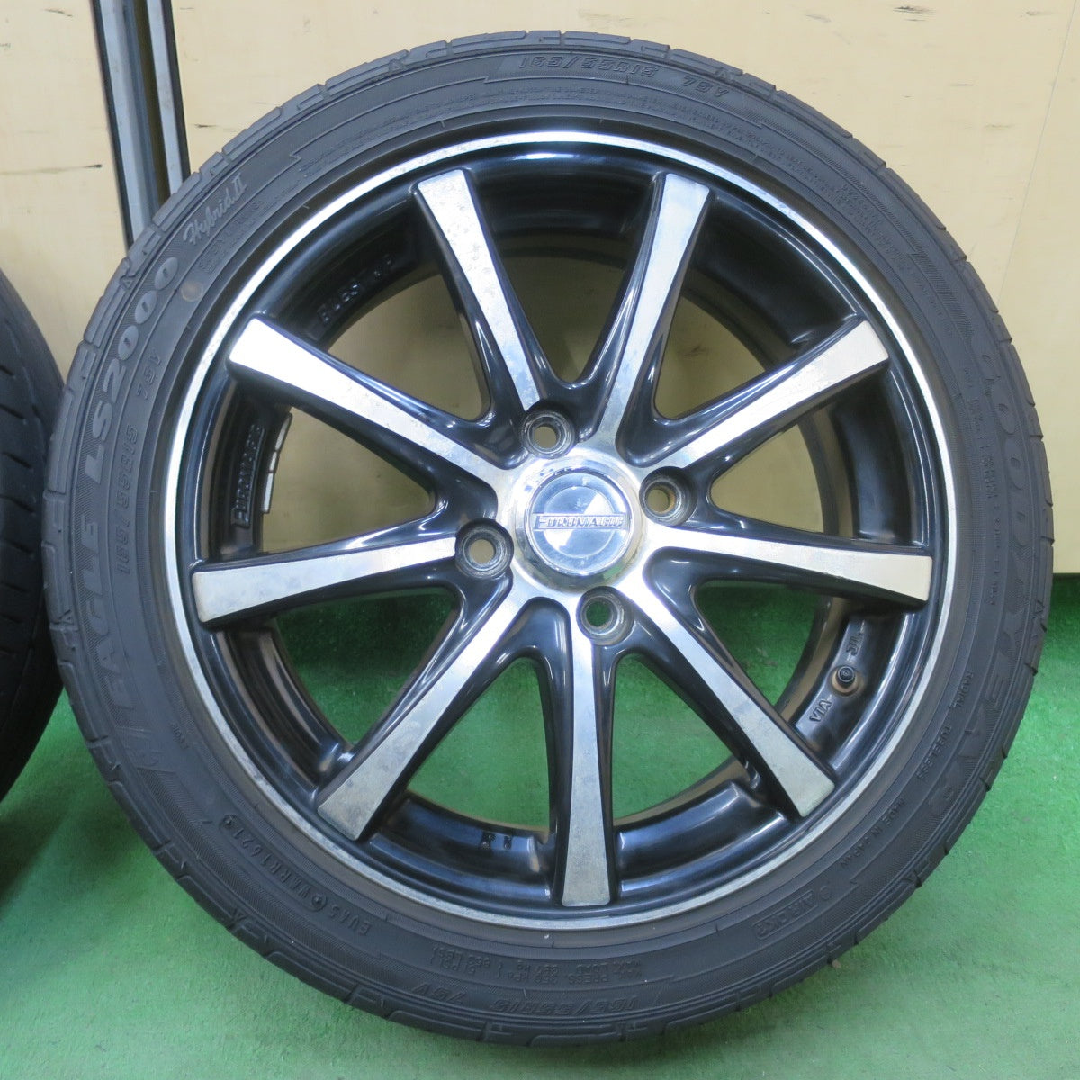 4本価格★EUROMAGIC BLEST JP 165/55R15 グッドイヤー イーグル LS2000 hybridⅡ 15インチ ユーロマジック ブレスト PCD100/4H★6022805イノ