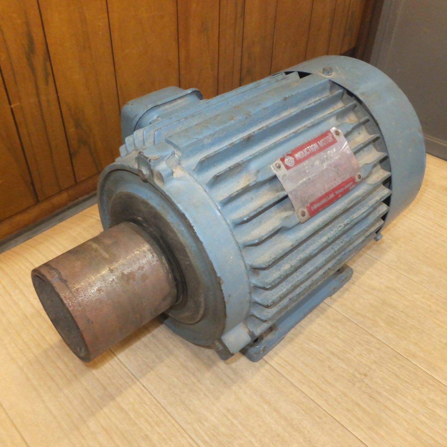 [送料無料] 現状品★日立 HITACHI インダクションモーター TFOA-K　三相 200V 50/60Hz 1.5kW 4POLE★