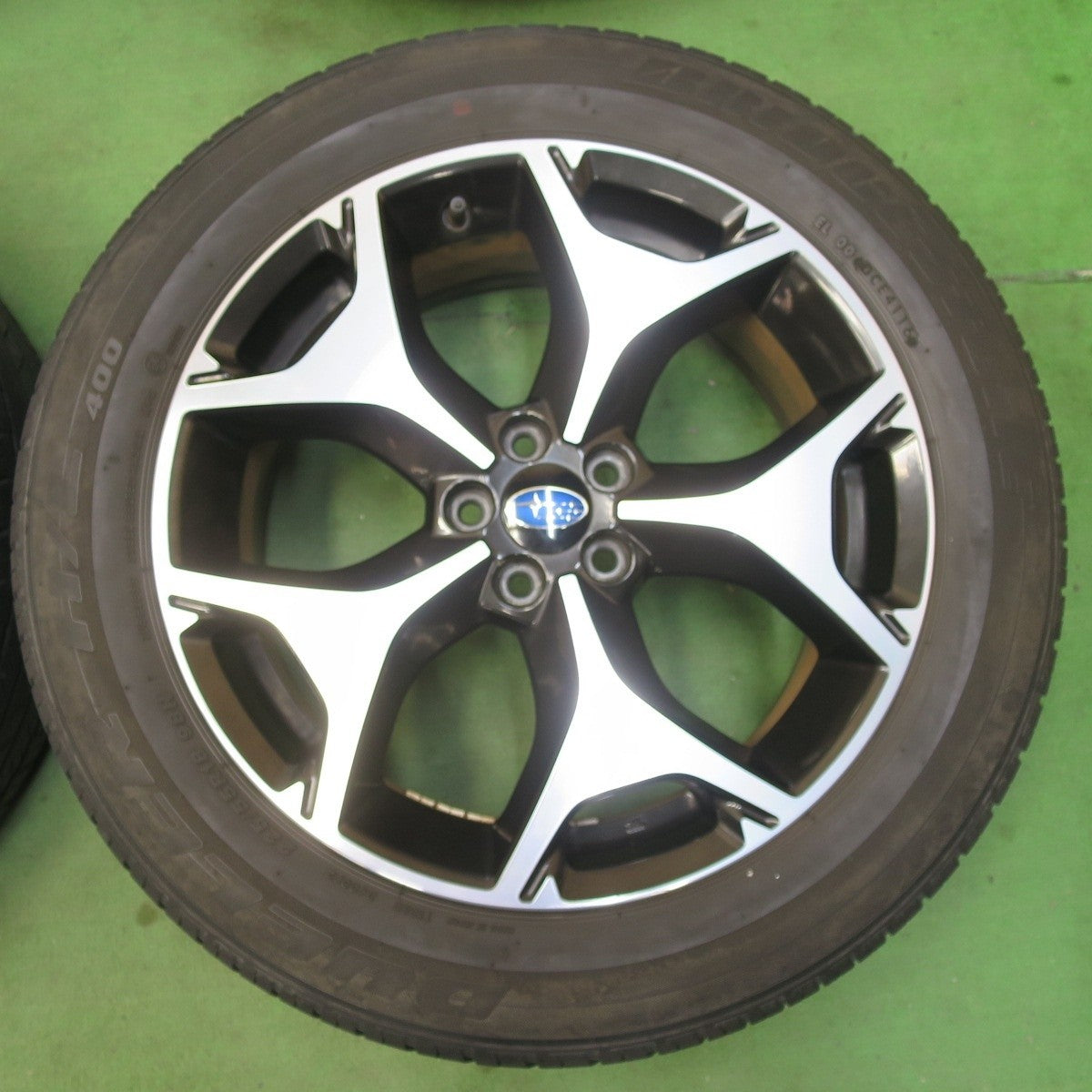 キレイ★スバル SJ系 フォレスター 純正 225/55R18 ブリヂストン デューラー H/L 400 18インチ PCD100/5H★5040802イノ