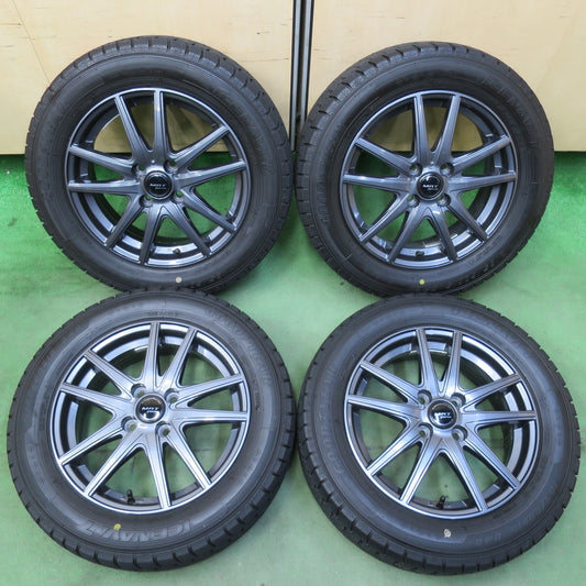バリ溝！22年！キレイ！9分★スタッドレス 185/60R15 グッドイヤー アイスナビ7 MRT premium 15インチ PCD100/4H★5111409イス
