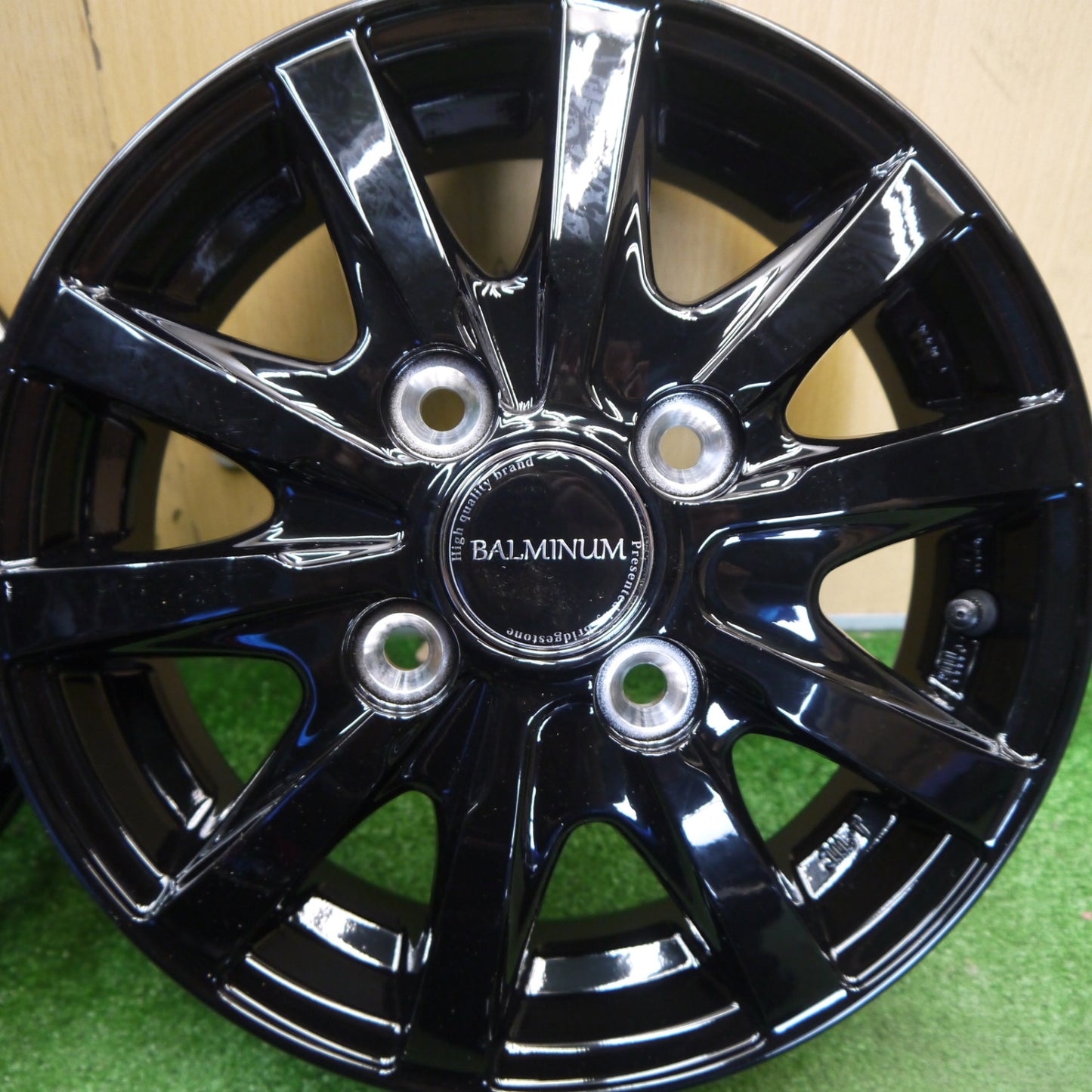未使用★BALMINUM バルミナ BAL/LS10 12インチ ホイール 12×3.50B PCD100/4H★6042207Hホ