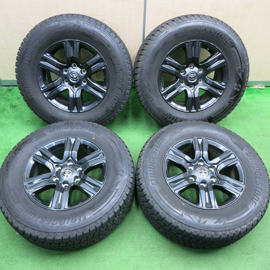バリ溝！キレイ！9.5分★トヨタ ハイラックス 純正 265/65R17 スタッドレス ブリヂストン ブリザック DM-V3 17インチ PCD139.7/6H★4123110HAス