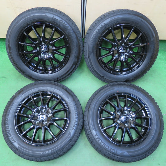 [送料無料] バリ溝！20年！キレイ！9分★スタッドレス 205/65R16 ヨコハマ アイスガード iG50 プラス SCHNEIDER MiD シュナイダー 16インチ PCD114.3/5H★4110511イス