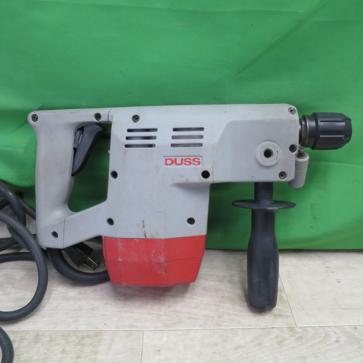 [送料無料] ☆DUSS Bohrhammer ハンマードリル P18S ドイツ製 100V ハンドル 取説書等付属品付き DIY 大工 道具 電動 工具☆