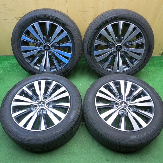 超バリ溝！23年！9.5分以上★三菱 アウトランダー 純正 225/55R18 トーヨー プロクセス CL1 SUV 18インチ PCD114.3/5H★5051807HAノ