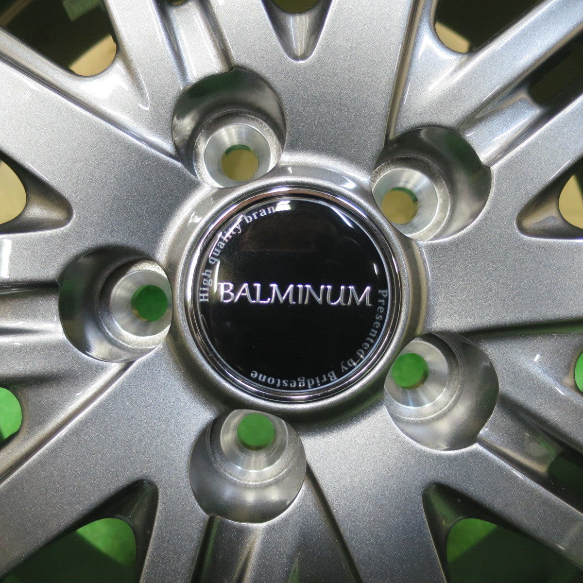 [送料無料] 未使用★BALMINUM バルミナ BR10 15インチ ホイール 15×6J PCD100/5H★4102902イホ