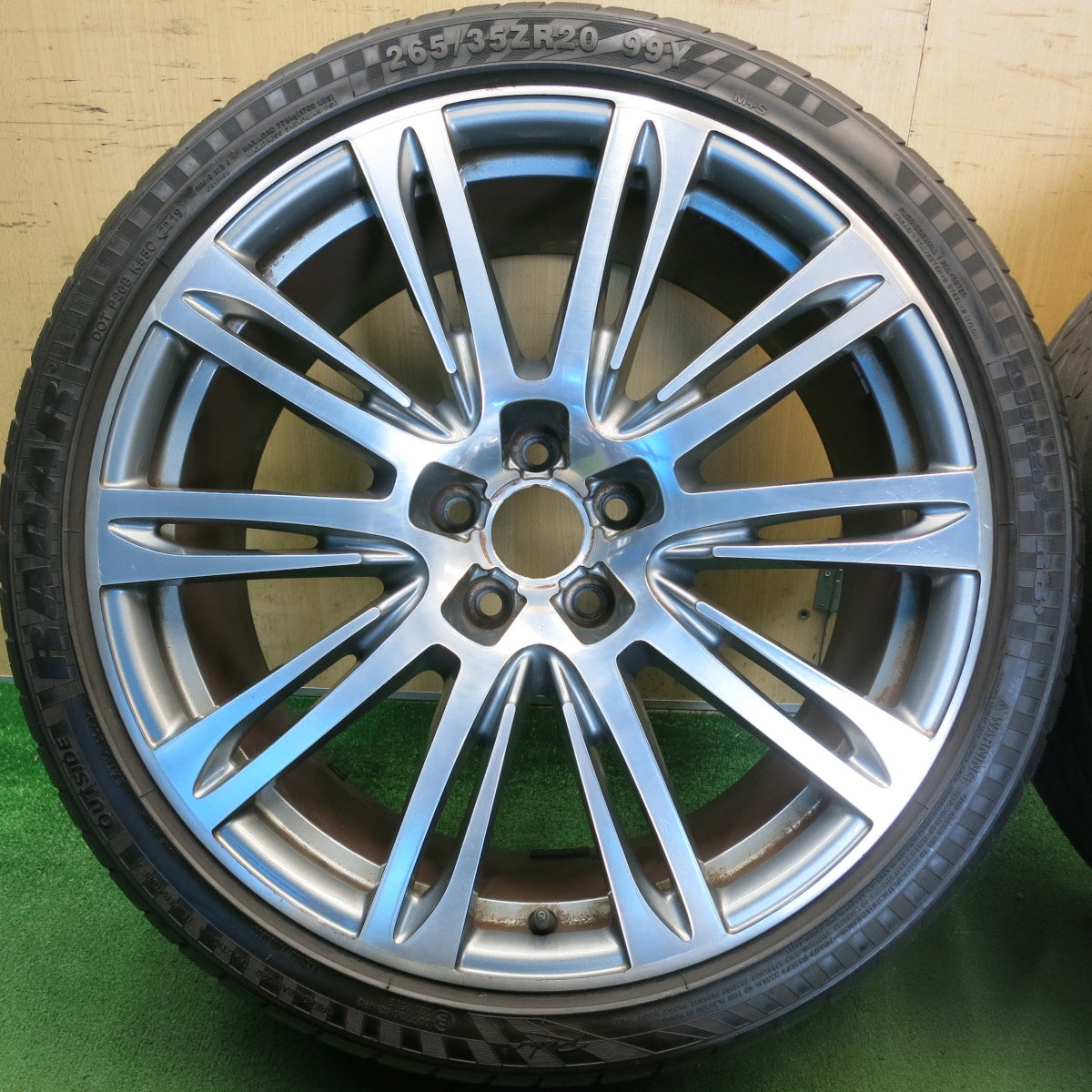 バリ溝！9.5分◎アウディ A7 純正 265/35R20 レーダー Dimax R8+ ナンカン Sportnex AS-2+ 20インチ PCD112/5H◎6081303HAノ