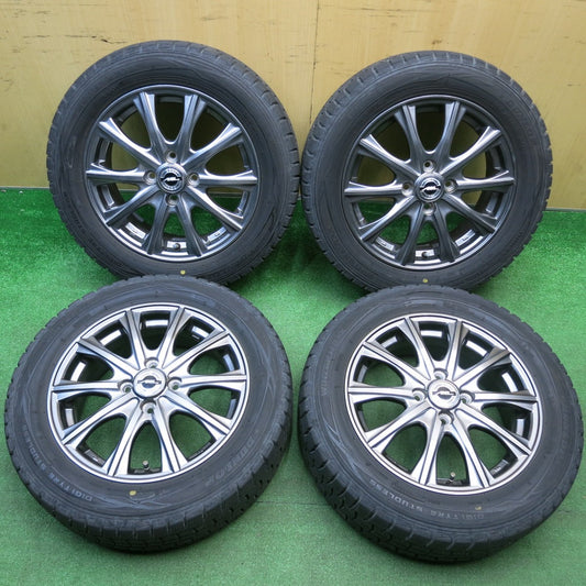 キレイ★スタッドレス 185/60R15 ダンロップ ウインターマックス WM01 AXEL アクセル 15インチ PCD100/4H★6010813HAス