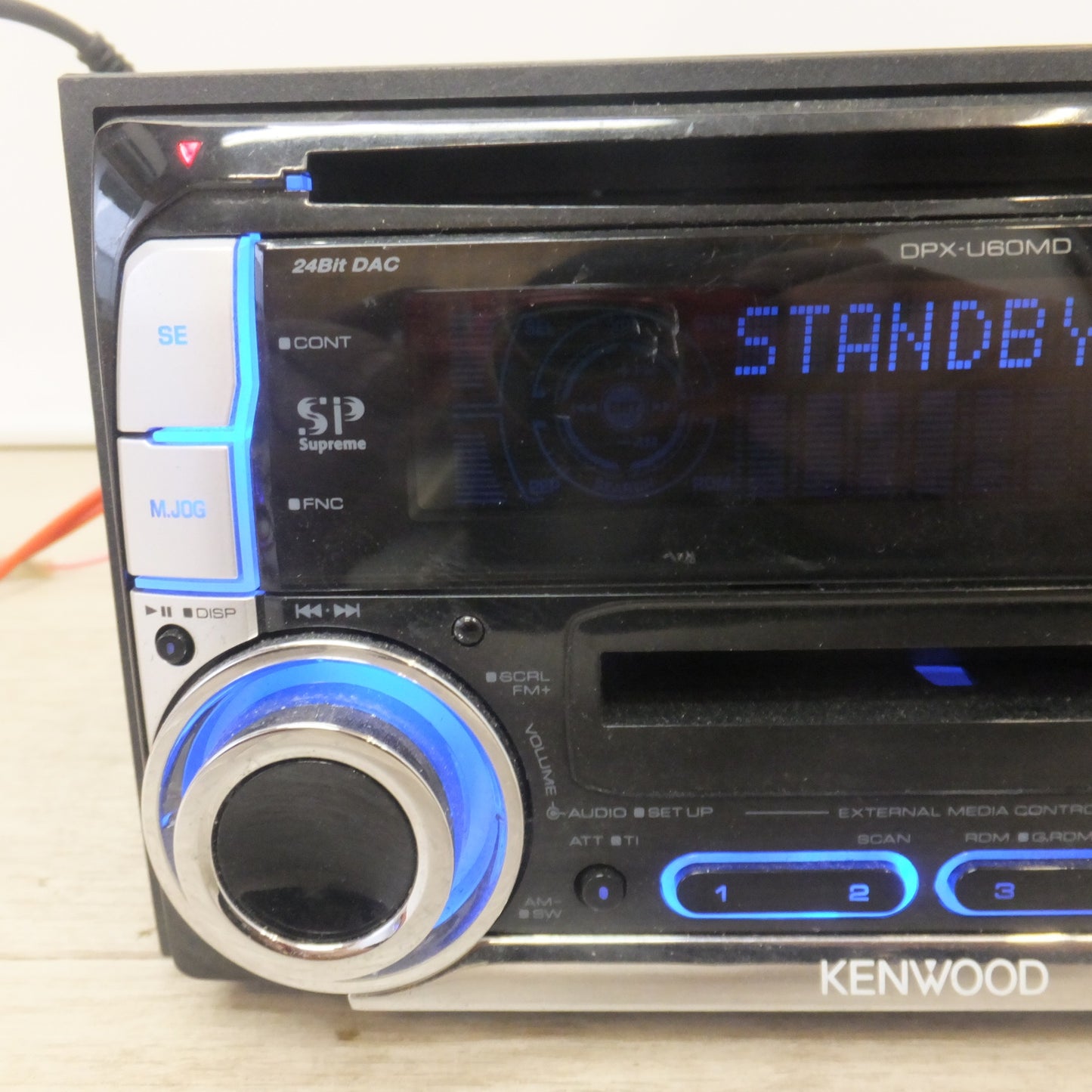 [送料無料] ★ケンウッド KENWOOD カーオーディオ 2DINコンポ CD MD USBレシーバー DPX-U60MD(39)★