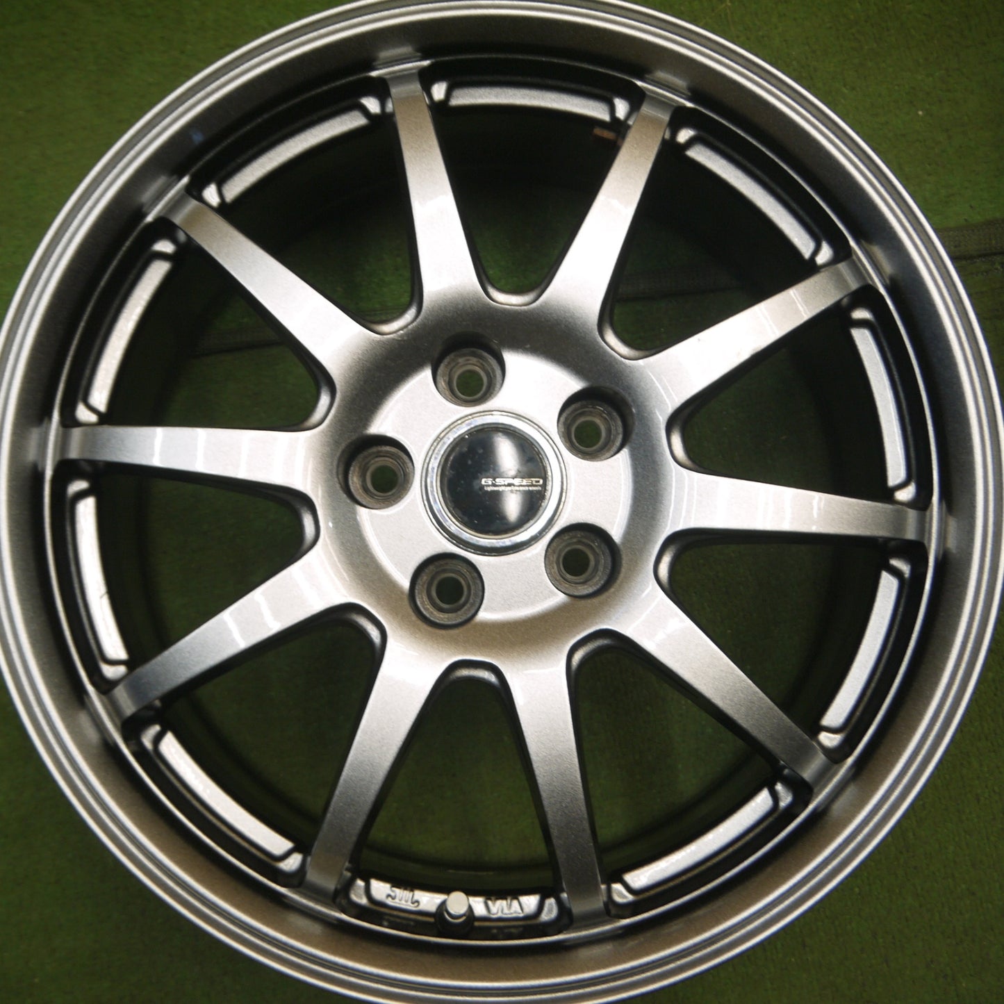 *送料無料* キレイ★G-SPEED ホイール 16インチ G スピード 16×6.5J PCD100/5H★4041205Hホ