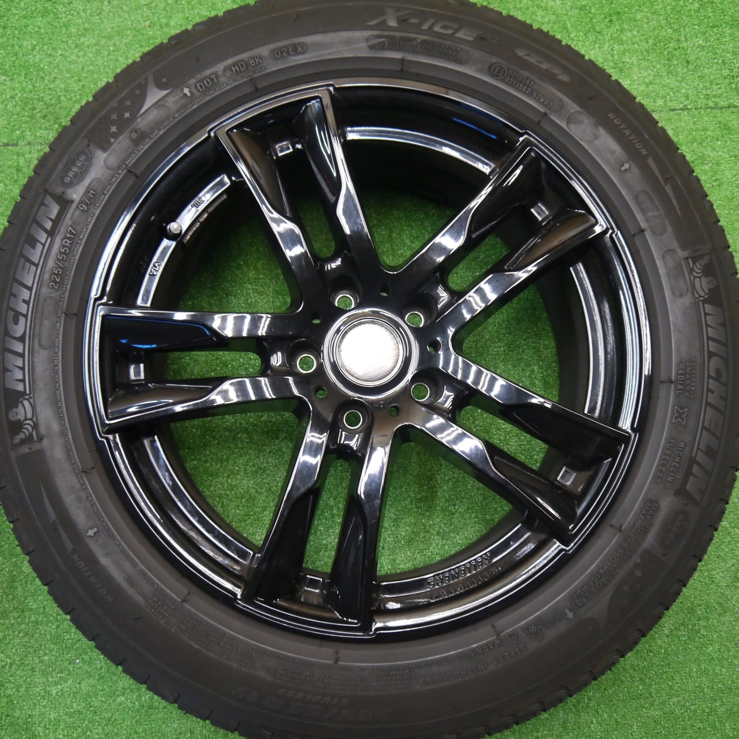 4本価格★BMW 等 KELLENERS Sport 225/55R17 スタッドレス ミシュラン X-ICE XI3 ZP ケレナーズ スポーツ 17インチ PCD112/5H★5102004Hス