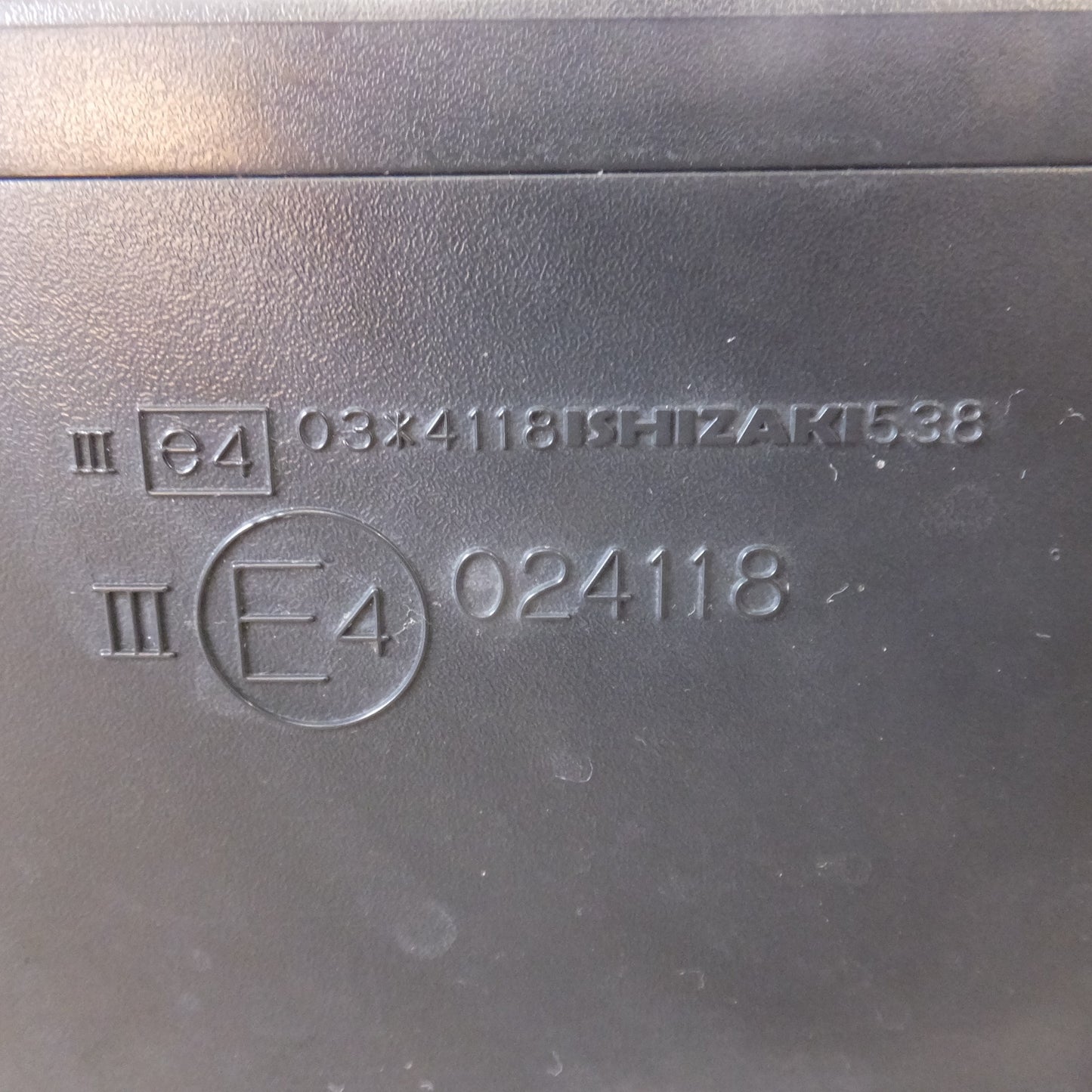 [送料無料] 現状品★日産 NISSAN 純正 デイズ DBA-B21W ドアミラー ISHIZAKI 538 左★