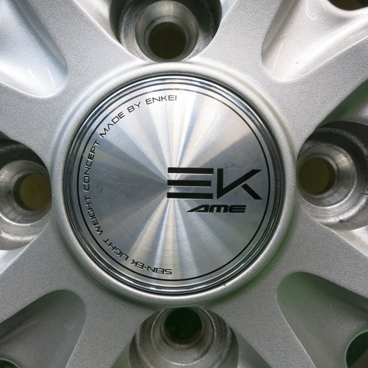 バリ溝！24年！キレイ！ほぼ10分★スタッドレス 155/65R14 ブリヂストン ブリザック VRX2 SEIN ENKEI AME ザイン エンケイ 14インチ PCD100/4H★5121803HAス