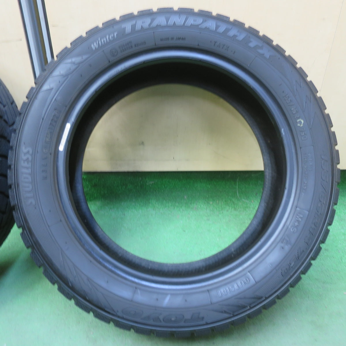 バリ溝！22年！9分★スタッドレス 155/65R14 トーヨー ウインター トランパス TX タイヤ 14インチ ムーヴ タント ワゴンR スペーシア N-BOX 等★6071305イスタ