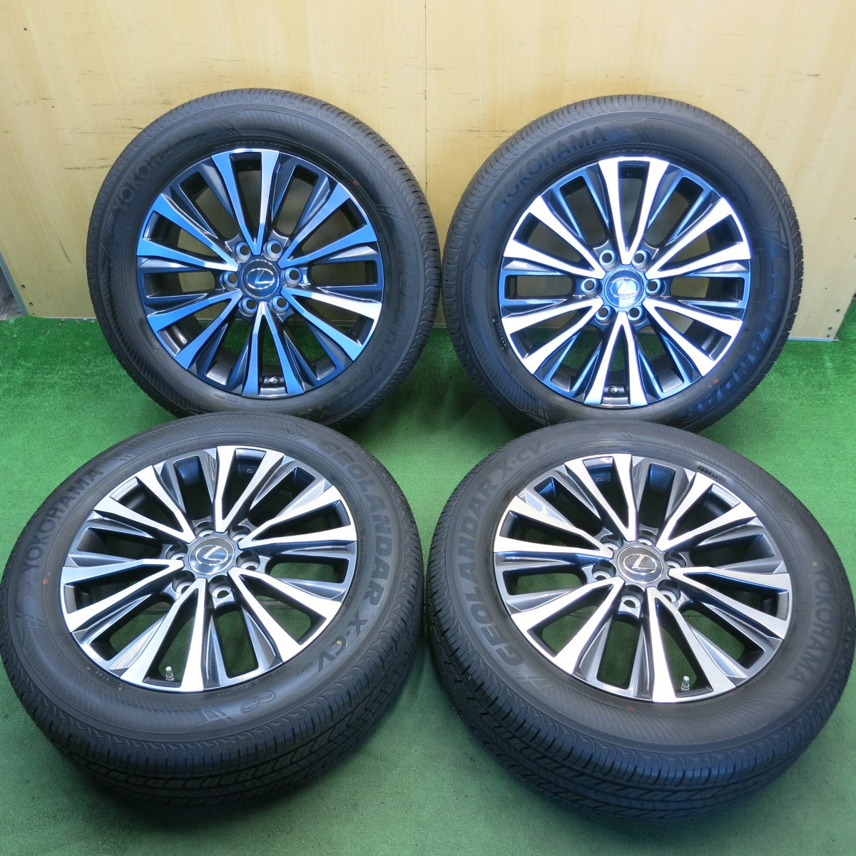 新車外し！22年◎レクサス LX 600 純正 265/55R20 ヨコハマ ジオランダー X-CV G057 20インチ PCD139.7/6H◎6071901HAノ