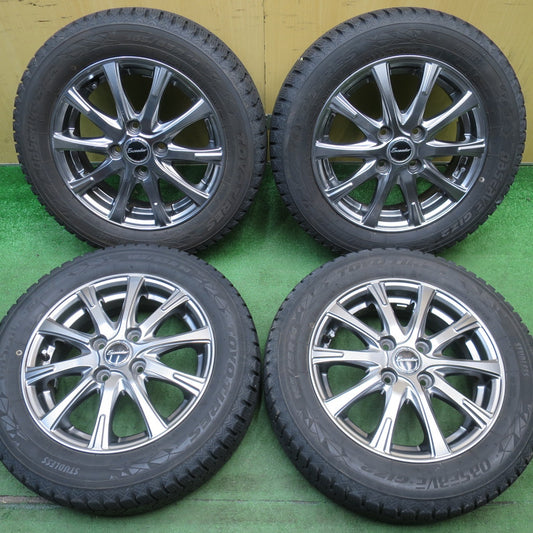 バリ溝！22年！9分★スタッドレス 165/65R14 トーヨー オブザーブ GIZ2 Exceeder エクシーダー 14インチ ソリオ ハスラー 等 PCD100/4H★6050405NJス