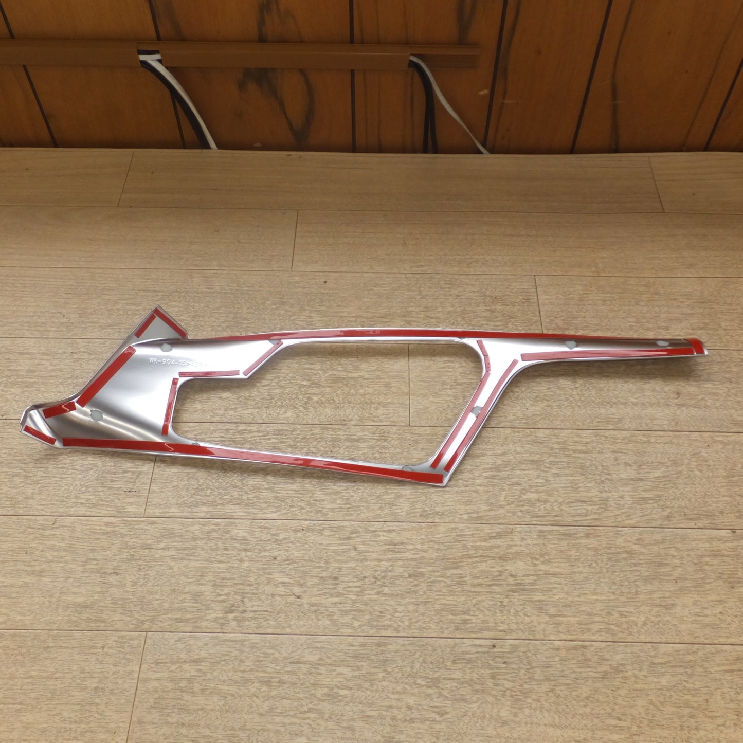 [送料無料] 未使用★日産 NISSAN 純正 ノート E13 シフトパネル ガーニッシュ WK-904-15 サテンシルバー★