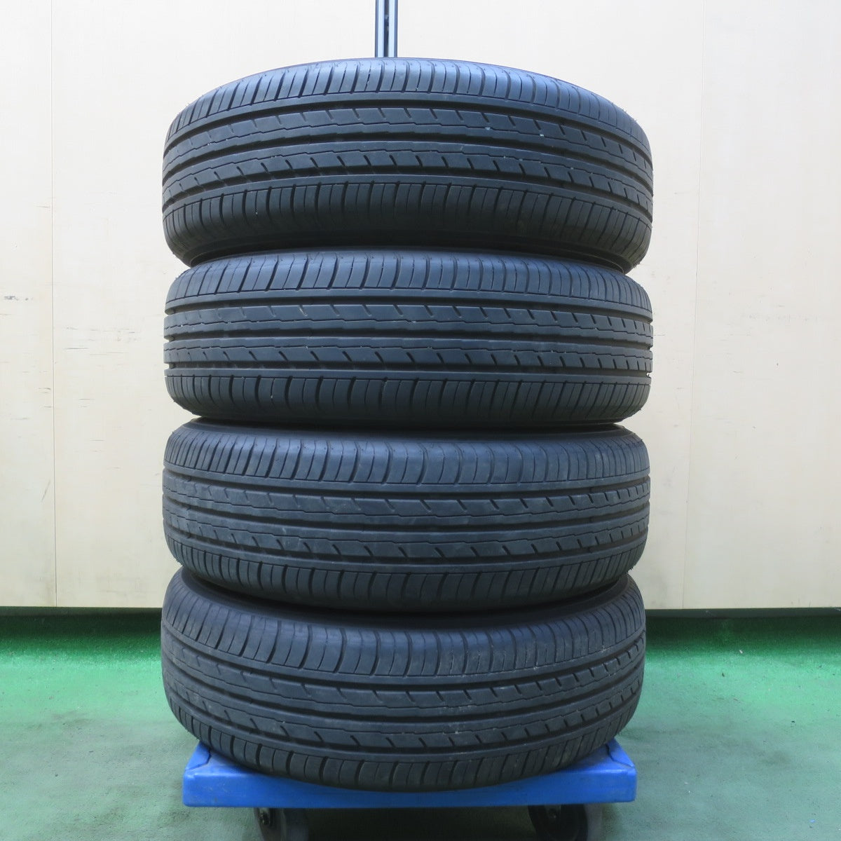 バリ溝！25年！8.5分★175/65R15 ヨコハマ BluEarth-ES ES32 LYZER ライザー ブルーアース 15インチ PCD100/4H★6051402イノ