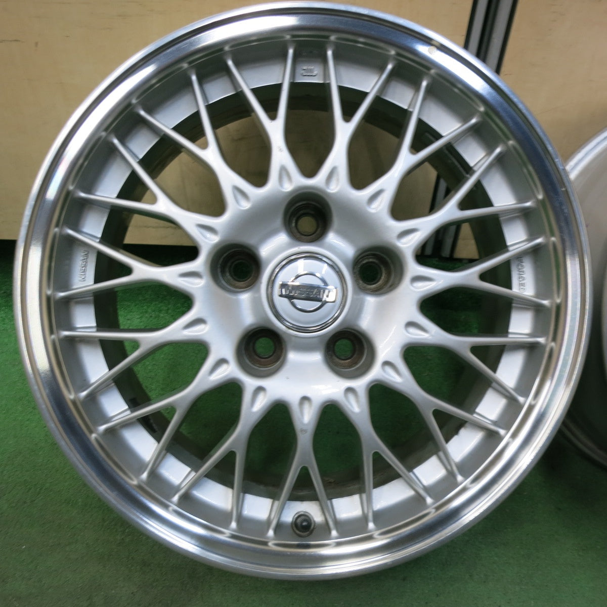 [送料無料] 4本価格★日産 純正 BBS CG22 ステージア グロリア シーマ 等 ホイール 16インチ 16×7JJ PCD114.3/5H★5012208SYホ
