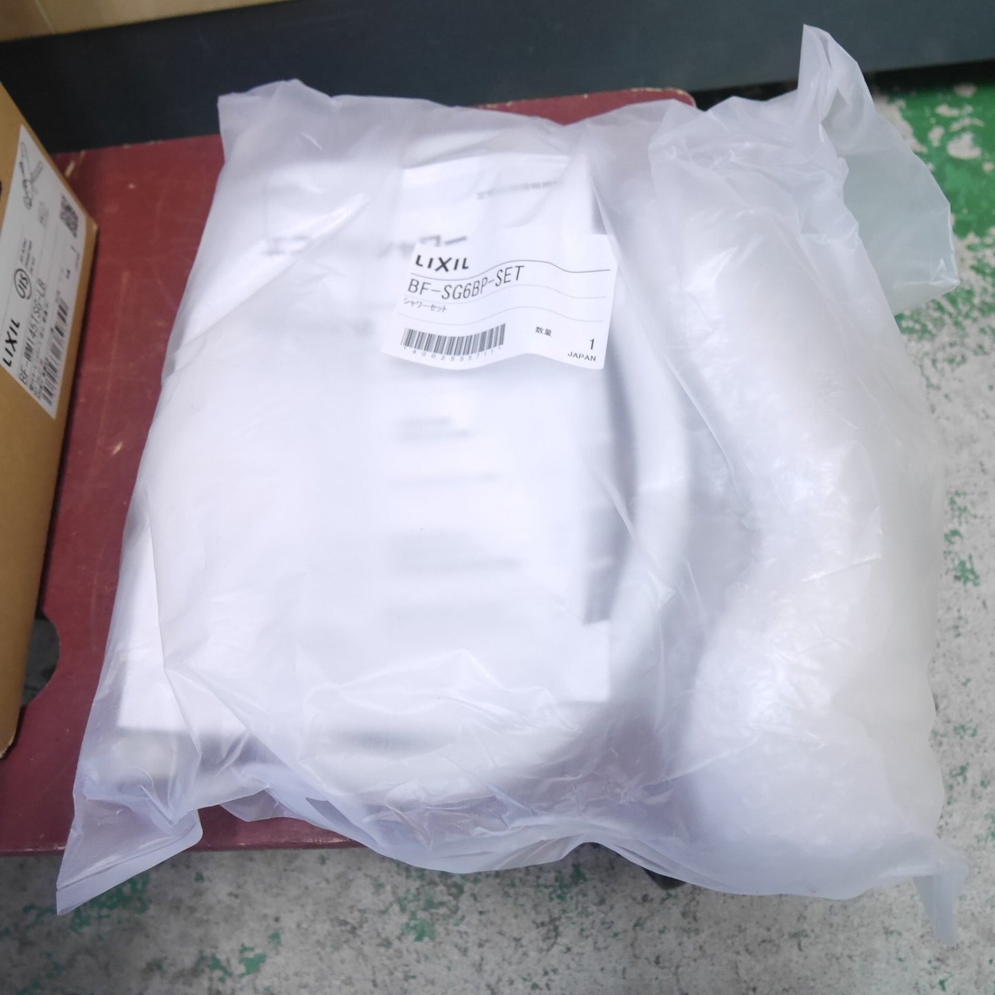 [送料無料] 未使用！セット☆LIXIL INAX 浴室用 サーモスタット 付 シャワー バス 水栓 金具 BF-WM145TSG-LB 壁付 節湯 リクシル イナックス☆