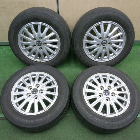 *送料無料* キレイ★トヨタ 80系 ヴォクシー ノア 純正 195/65R15 グッドイヤー DuraGrip 15インチ PCD114.3/5H★4060402HAノ