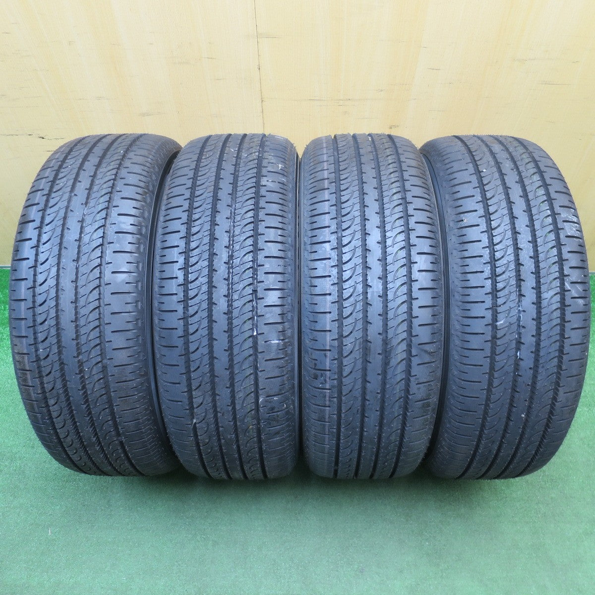 新車外し！23年★三菱 デリカ D:5 純正 ENKEI 225/55R18 ヨコハマ ジオランダー SUV G055 G055E 18インチ D5 PCD114.3/5H★6021101NJノ