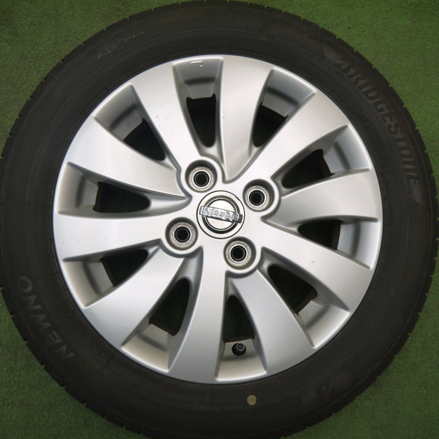 4本価格！24年★日産 モコ 純正 155/65R14 ブリヂストン NEWNO ニューノ 14インチ MOCO PCD100/4H★6030905Hノ