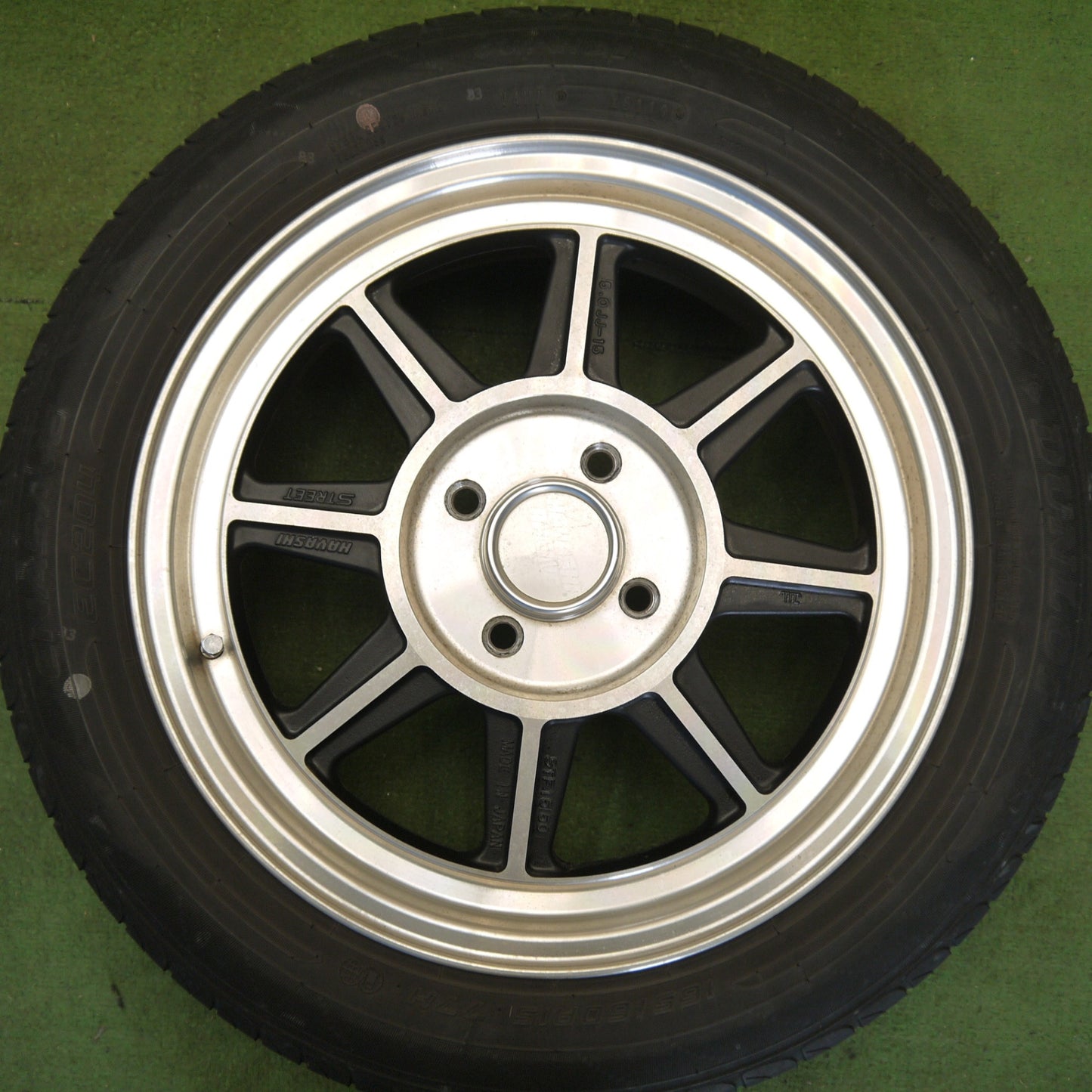 4本価格★ハヤシ Racing HAYASHI STREET 165/60R15 ダンロップ エナセーブ EC204 ストリート レーシング 15インチ PCD100/4H★6042802Hノ