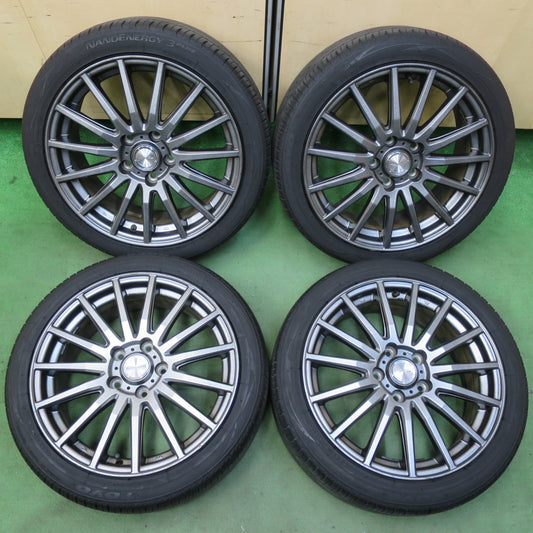 バリ溝！22年！9.5分★205/45R17 トーヨー ナノエナジー3 プラス SEIN RACING S ザイン 17インチ PCD114.3/5H★5100404イノ