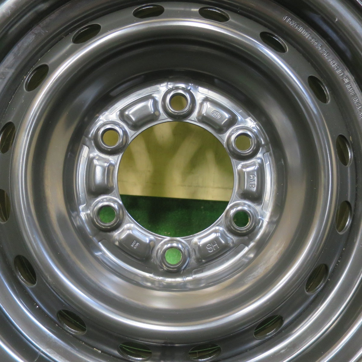 新車外し！26年◎トヨタ 200系 ハイエース 純正 スチール 195/80R15 107/105S ブリヂストン エコピア RD613 15インチ PCD139.7/6H◎6081107IMノ