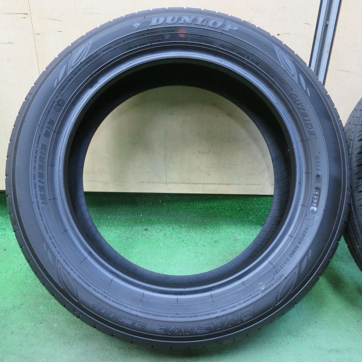 新車外し！25年★165/65R15 ダンロップ エナセーブ EC300+ タイヤ 15インチ タフト ソリオ デリカ D:2 等★5101403イノタ