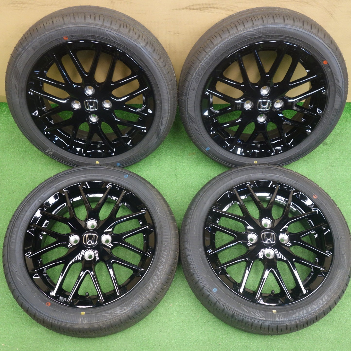新車外し！24年★ホンダ N-ONE RS 純正 165/55R15 ダンロップ エナセーブ EC300 15インチ Nワン PCD100/4H★6042301KTノ