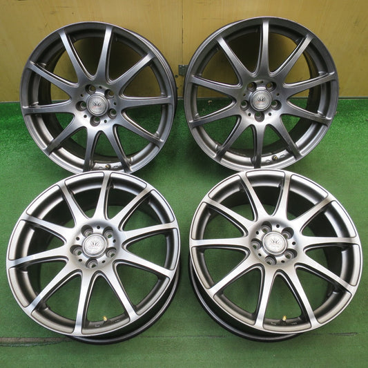 4本価格★LOXARNY SPORT BADX 17インチ ホイール ロクサーニ スポーツ 17×7J PCD100/5H★6042701NJホ
