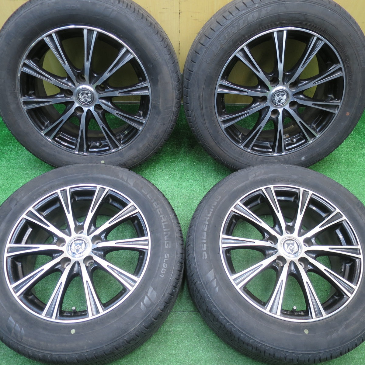 バリ溝！21年！8.5分★205/60R16 セイバーリング SL201 RiZLEY ライツレー 16インチ PCD114.3/5H★5111001NJノ