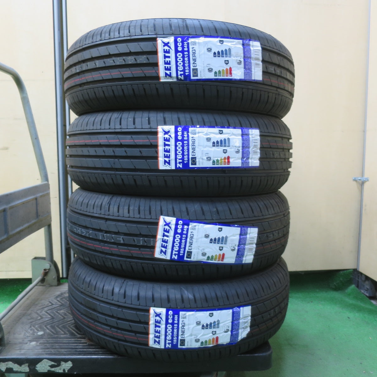 未使用！26年★185/60R15 ジーテックス ZT6000 eco ZEETEX タイヤ 15インチ シャトル アクア 等★6070606イノタ