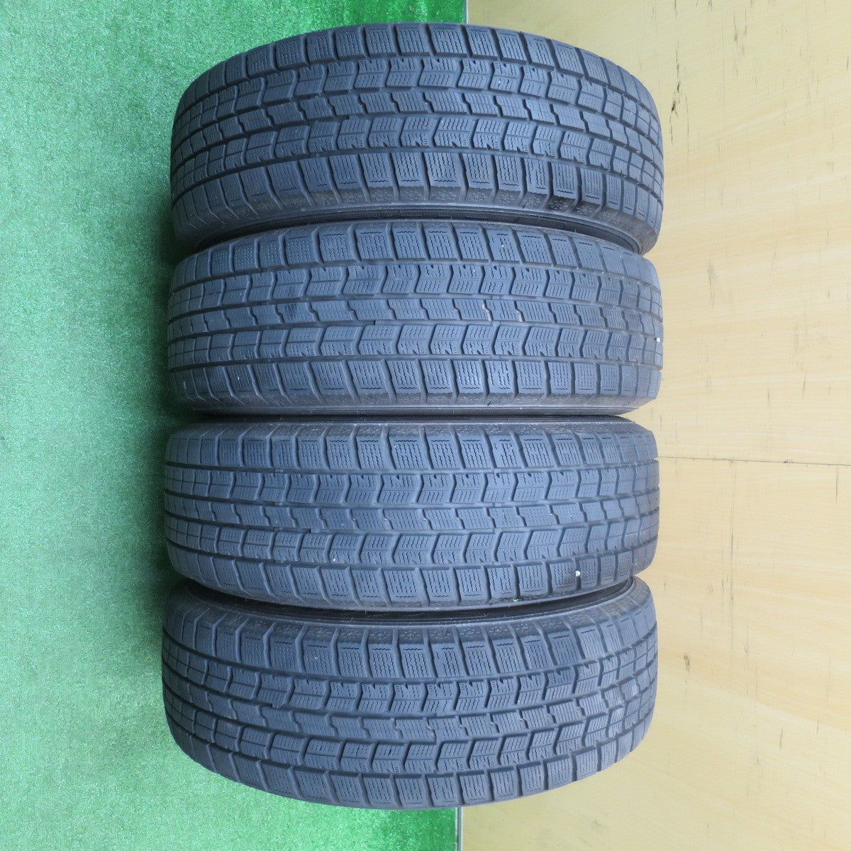 バリ溝！キレイ！8.5分★スタッドレス 195/65R16 グッドイヤー アイスナビ7 ZACK JP-016 MONZA ザック モンツァ 16インチ PCD100/4H★5110507NJス