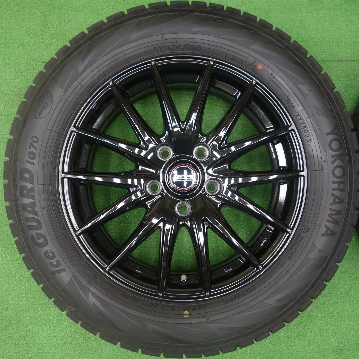 バリ溝！25年！キレイ！ほぼ10分◎スタッドレス 205/60R16 ヨコハマ アイスガード iG70 D.O.S. DOS 16インチ PCD114.3/5H◎6062801KTス