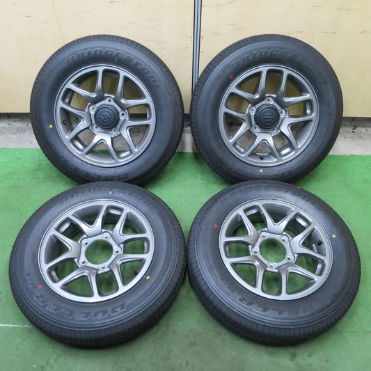新車外し！24年★スズキ JB64W ジムニー 純正 175/80R16 ブリヂストン デューラー H/L 852 DUELER 16インチ PCD139.7/5H★6040301NGノ