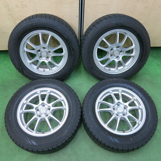 [送料無料] バリ溝！21年！キレイ！9.5分以上★プリウス 等 195/65R15 スタッドレス オートバックス ノーストレック N3i ECO FORME エコフォルム 15インチ PCD100/5H★4121803SYス