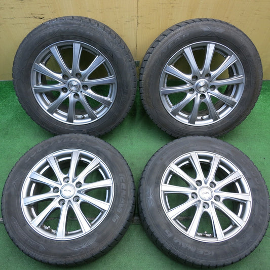 バリ溝！キレイ！8.5分★スタッドレス 205/60R16 グッドイヤー アイスナビ6 D.O.S. DOS 16インチ PCD114.3/5H★5061206AKス