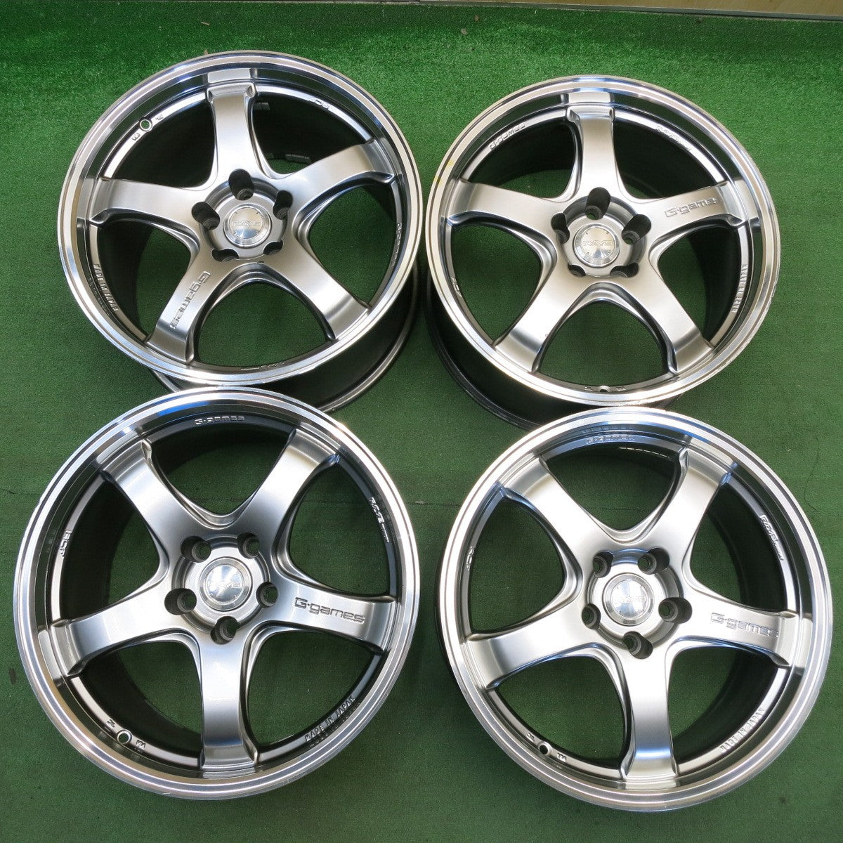 4本価格★RAYS G-games 99B 18インチ ホイール レイズ 18×8.5JJ 18×9.5JJ PCD114.3/5H★6041201HAホ