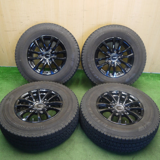 バリ溝！23年！キレイ！9.5分★スタッドレス 195/80R15 107/105N ブリヂストン ブリザック VL10 ravrion RV ラブリオン 15インチ PCD139.7/6H★6052905Hス