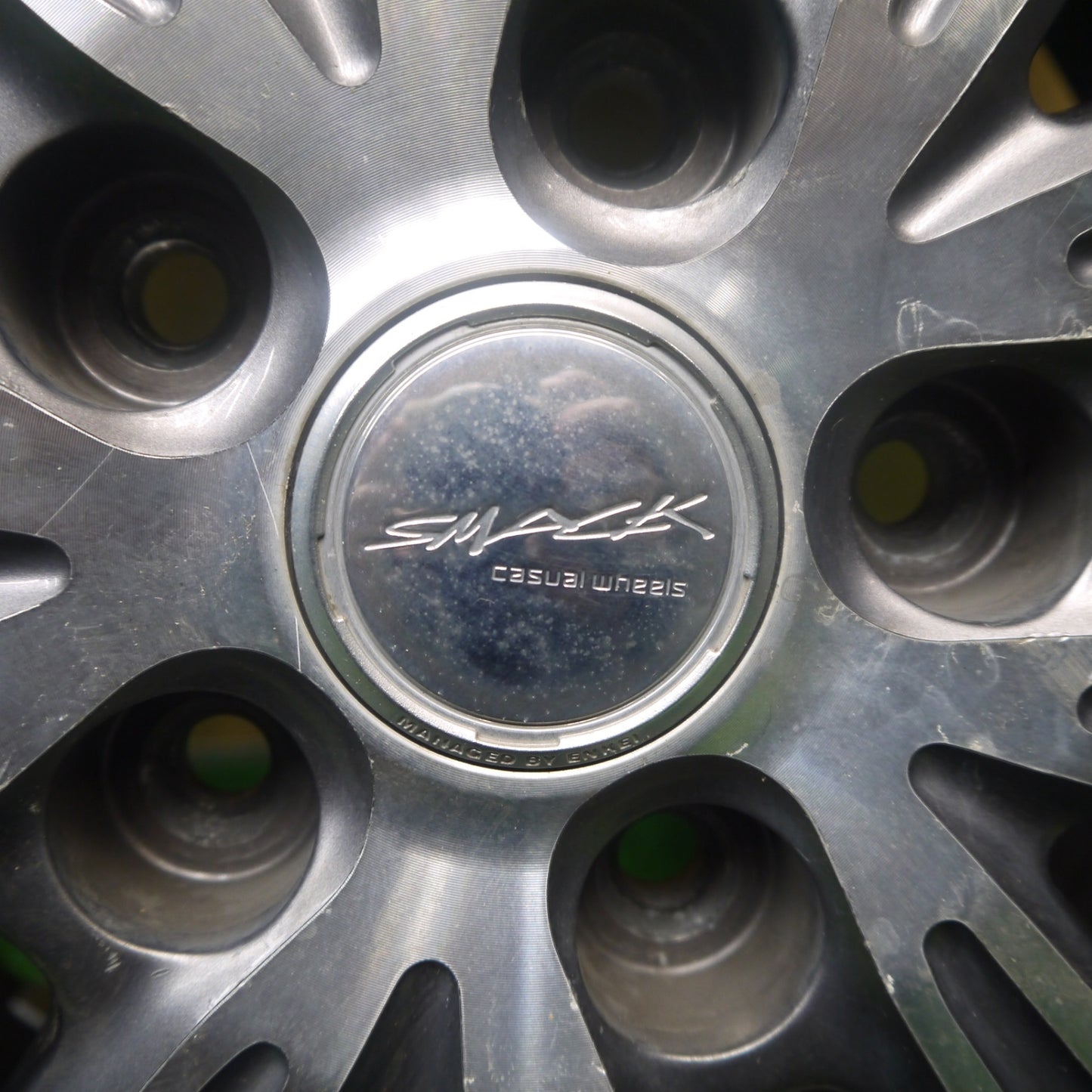 バリ溝！22年！ほぼ10分★スタッドレス 195/65R15 グッドイヤー アイスナビ7 SMACK SPARROW ENKEI スマック スパロー エンケイ 15インチ PCD114.3/5H★5122405Hス